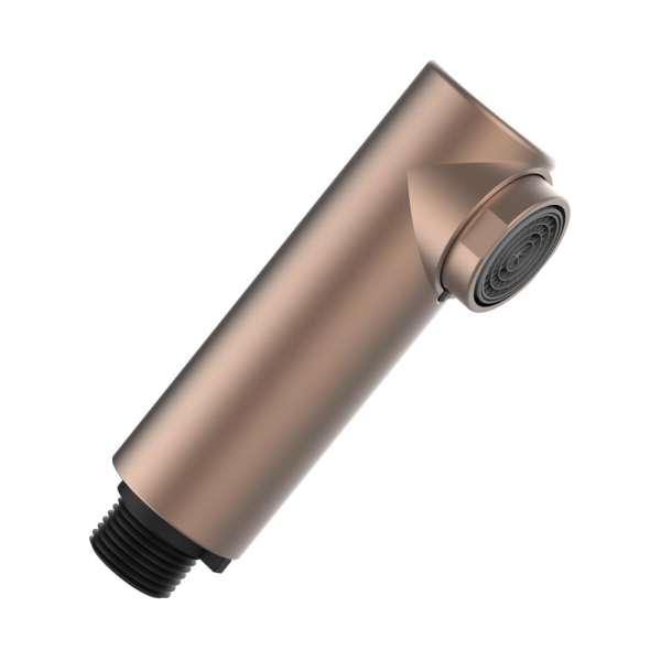 Arwa Twin Zugauslauf Edelstahl PVD Rosegold gebürstet
