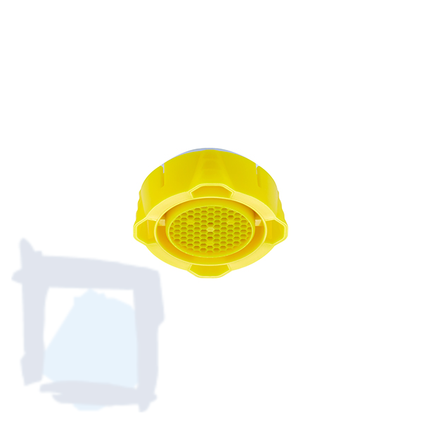 Neoperl Clinic Snap Honeycomb Strahlregler gelb