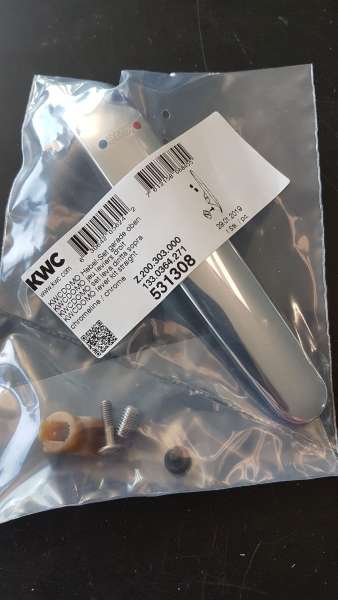 KWC DOMO Hebel-Set gerade oben